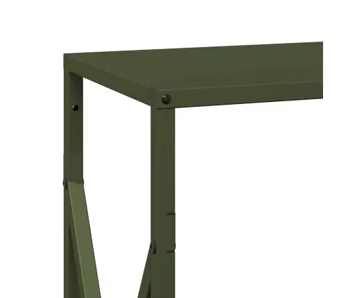 Küttepuurest Oliivroheline 34X25X70 Cm Külmvaltsitud Teras