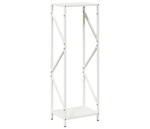 Malkas Plaukts Balts 34X25X100 Cm Auksti Velmēts Tērauds Vidaxl