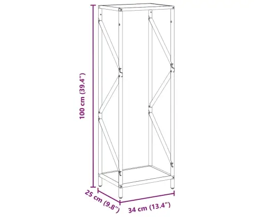 Malkas Plaukts Balts 34X25X100 Cm Auksti Velmēts Tērauds Vidaxl