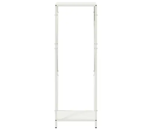 Malkas Plaukts Balts 34X25X100 Cm Auksti Velmēts Tērauds Vidaxl