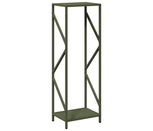 Malkas Plaukts Olīvzaļš 34X25X100 Cm Auksti Velmēts Tērauds Vidaxl