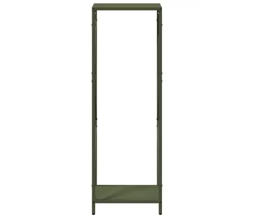 Malkas Plaukts Olīvzaļš 34X25X100 Cm Auksti Velmēts Tērauds Vidaxl