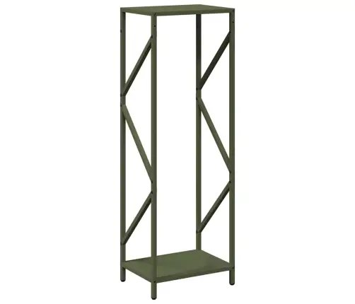 Malkas Plaukts Olīvzaļš 34X25X100 Cm Auksti Velmēts Tērauds Vidaxl