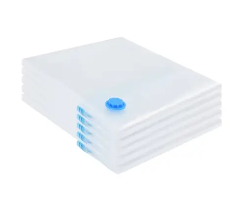 Saugojimo Maišeliai 5 Pcs Skaidrūs Ir Mėlyni 120 X 70 Cm