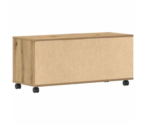 Televizoriaus Spintelė Ruda 90 X 35 X 35 Cm Apdirbta Mediena