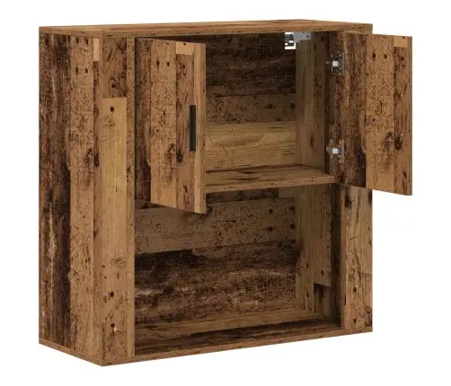 Sienas Skapis Vecs Koks 80X33X80 Cm Vidaxl