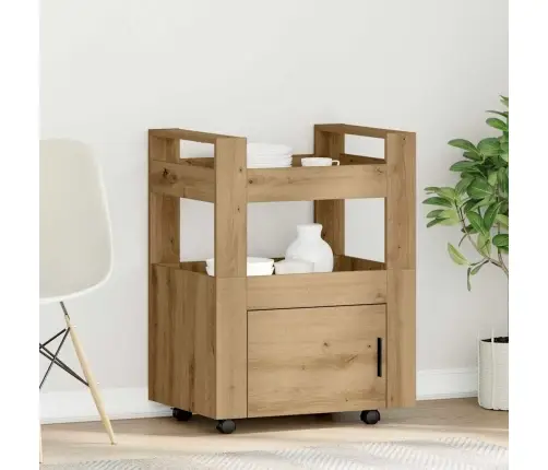 Köögikäru Käsitöötamm 60 X 45 X 80 Cm Tehispuit