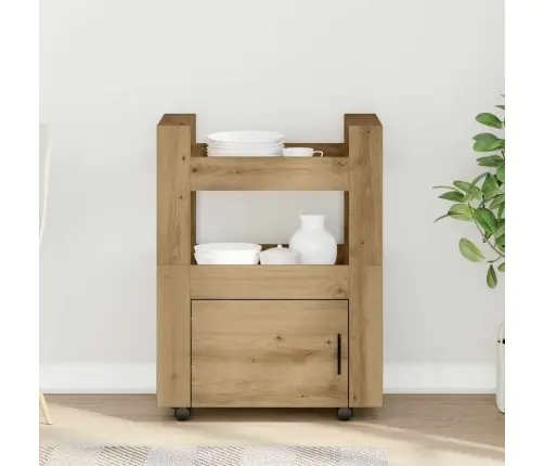 Köögikäru Käsitöötamm 60 X 45 X 80 Cm Tehispuit