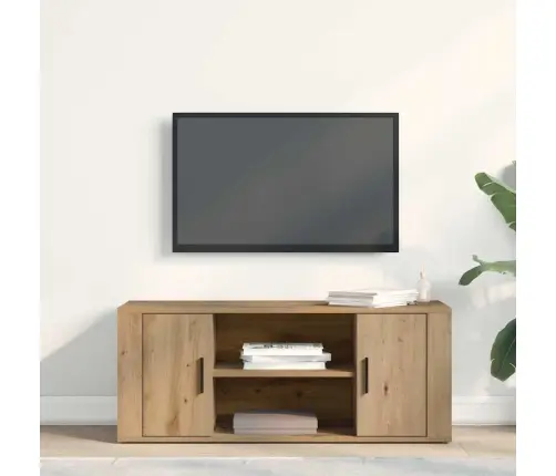 Tv Skapītis Artisan Oak 100X35X40 Cm Inženiertehniskā Koka Vidaxl