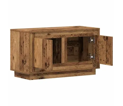 Tv Skapītis Vecā Koka 80X35X45 Cm Inženieru Koks Vidaxl