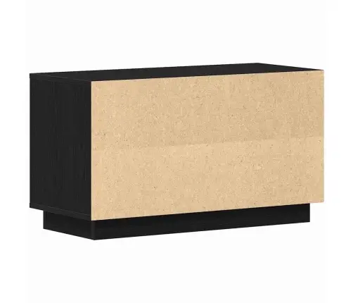 Tv Skapītis Melnā Ozola Krāsā 80X35X45 Cm No Inženierijas Koka Vidaxl