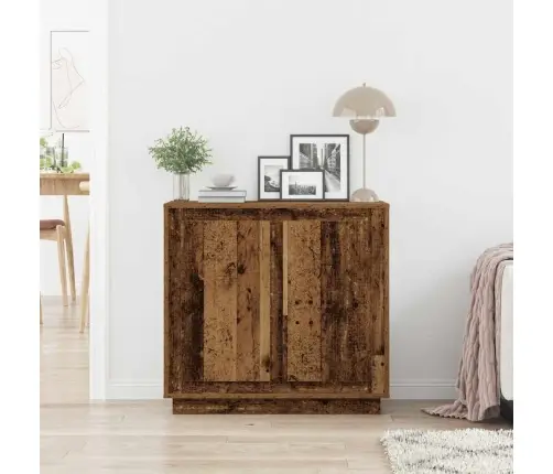 Šoninis Staliukas Sena Mediena 80 X 34 X 75 Cm Apdirbta Mediena Šoninis Staliukas Sena Mediena 80 X 34 X 75 Cm Apdirbta Mediena