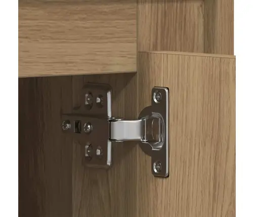 Blakus Galds Artisan Ozola 80X34X75 Cm Inženierijas Koks Vidaxl