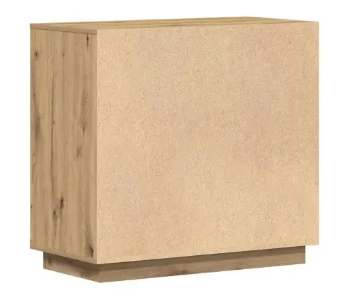 Blakus Galds Artisan Ozola 80X34X75 Cm Inženierijas Koks Vidaxl