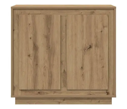 Blakus Galds Artisan Ozola 80X34X75 Cm Inženierijas Koks Vidaxl