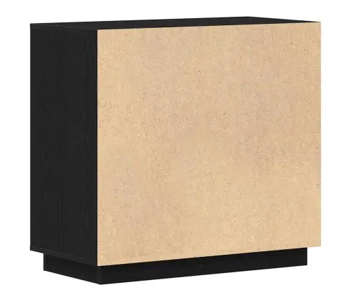 Moodne Buffet-Kõrvaltaan Must Tamm 80 X 34 X 75 Cm Tehispuit Moodne Buffet-Kõrvaltaan Must Tamm 80 X 34 X 75 Cm Tehispuit