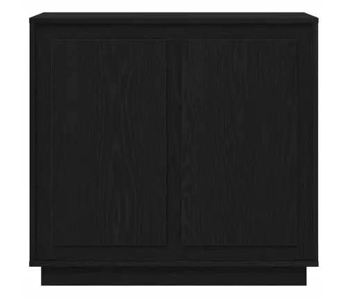 Moodne Buffet-Kõrvaltaan Must Tamm 80 X 34 X 75 Cm Tehispuit Moodne Buffet-Kõrvaltaan Must Tamm 80 X 34 X 75 Cm Tehispuit