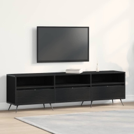 Televizora Skapīša Melns Ozols 150 X 30 X 44.5 Cm Vidaxl