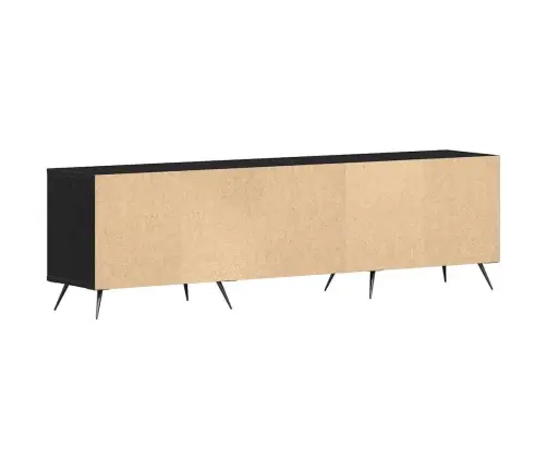 Tv Skapītis Melns 150X30X44,5 Cm Inženierijas Koks Vidaxl