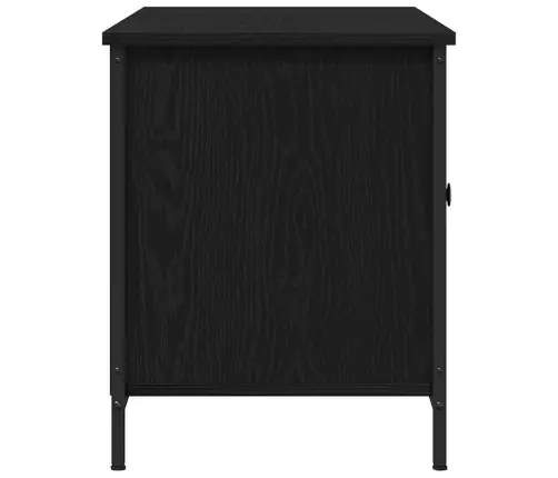 Telerikapp Must Tamm 100 X 40 X 50 Cm Tehispuit