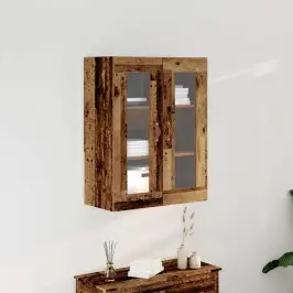 Sienā Uzstādāms Skapis Vecs Koks 69.5 X 34 X 90 Cm Vidaxl
