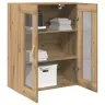Sienas Skapītis Ar Stikla Durvīm Artisan Oak 69,5X34X90 Cm Vidaxl Sienas Skapītis Ar Stikla Durvīm Artisan Oak 69,5X34X90 Cm Vidaxl