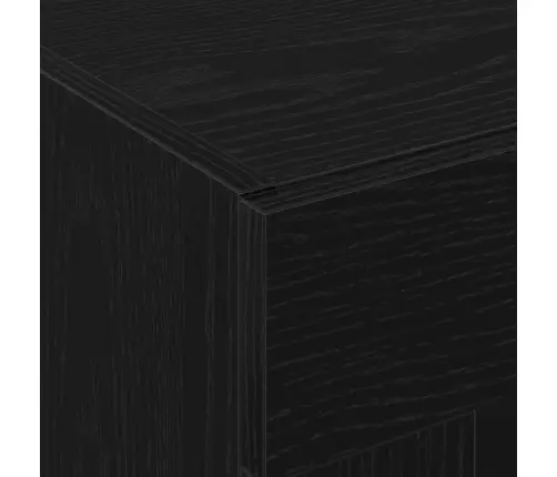 Sienas Skapītis Ar Stikla Durvīm Melna Ozola 69,5X34X90 Cm Vidaxl Sienas Skapītis Ar Stikla Durvīm Melna Ozola 69,5X34X90 Cm Vidaxl