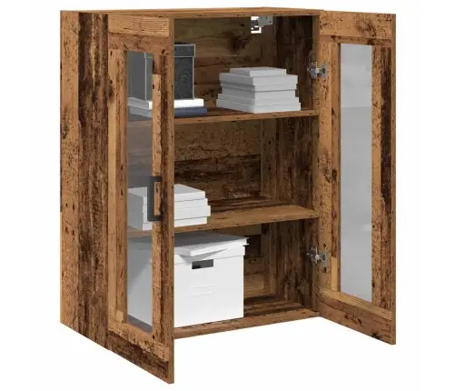 Seinale Kinnitatav Kapp Vana Puit 69.5 X 34 X 90 Cm Tehispuit