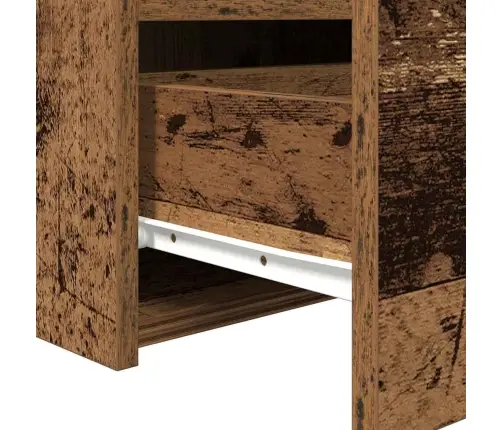 Naktinis Staliukas 2 Pcs Sena Mediena 50 X 40 X 45 Cm