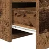 Naktinis Staliukas 2 Pcs Sena Mediena 50 X 40 X 45 Cm