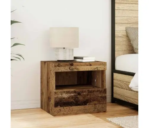 Naktinis Staliukas 2 Pcs Sena Mediena 50 X 40 X 45 Cm