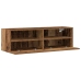 Tv Sienas Skapis Vecs Koks 100X30X30 Cm Inženierijas Koks Vidaxl