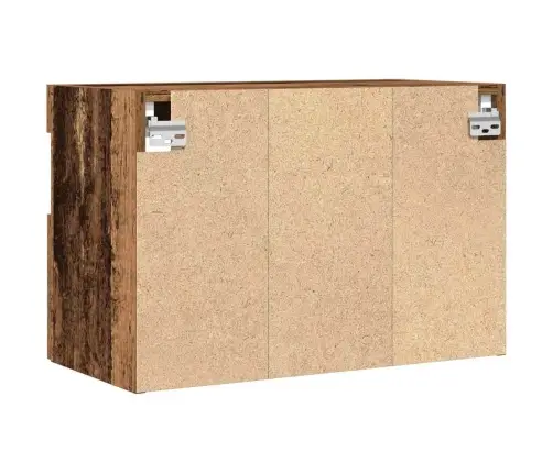 Tv Sienas Skapji Ar Led Gaismām 2 Gab. Vecs Koks 60X30X40 Cm Vidaxl