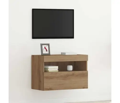 Tv Seina Kapp Käsitöötamm 60 X 30 X 40 Cm Tehispuit Tv Seina Kapp Käsitöötamm 60 X 30 X 40 Cm Tehispuit