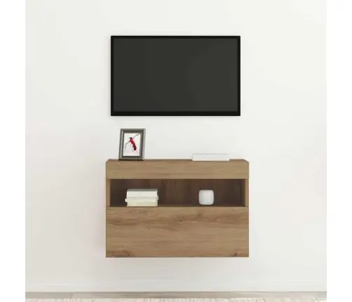 Tv Seina Kapp Käsitöötamm 60 X 30 X 40 Cm Tehispuit Tv Seina Kapp Käsitöötamm 60 X 30 X 40 Cm Tehispuit