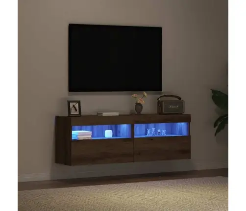Tv Sienas Skapji Ar Led Apgaismojumu 2 Gabali Artisan Ozola 60X30X40 Cm Vidaxl Tv Sienas Skapji Ar Led Apgaismojumu 2 Gabali Artisan Ozola 60X30X40 Cm Vidaxl