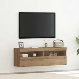 Tv Sienas Skapītis Amatnieku Ozola 60 X 30 X 40 Cm Vidaxl