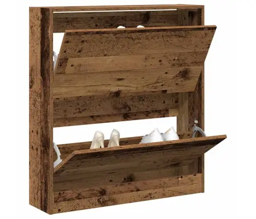 Kinga Kapp Riiuliga Vana Puit 80 X 21 X 87,5 Cm Tehispuit