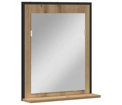 Vannasistabas Spogulis Amatnieka Ozola 50X12X60 Cm Inženierijas Koks Vidaxl