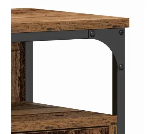 Vannas Istabas Izlietnes Skapītis Vecs Koks 80X30X60 Cm Mākslīgā Koka Vidaxl