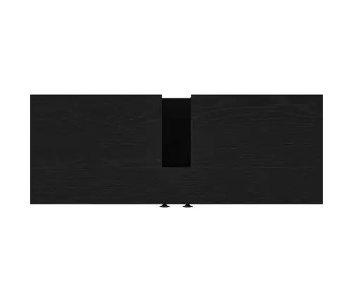 Vonios Kriauklės Spinta Su Durimis Juoda Ąžuolo 80 X 30 X 60 Cm