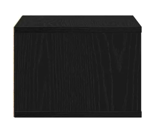 Printera Statīvs Ar Uzglabāšanu Melns Ozols 40 X 32 X 22.5 Cm Vidaxl