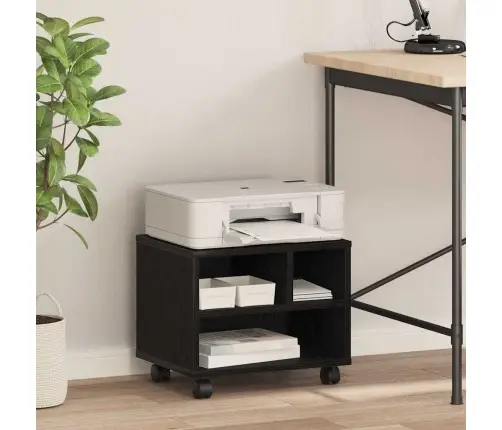 Spausdintuvo Laikiklis Juodas Ąžuolas 41 X 32 X 33.5 Cm