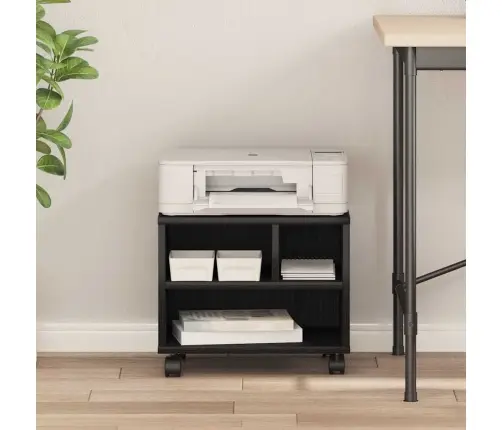 Spausdintuvo Laikiklis Juodas Ąžuolas 41 X 32 X 33.5 Cm