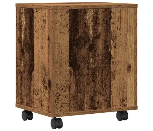 Printera Statīvs Vecs Koks 41 X 32 X 48 Cm Inženierijas Koks Vidaxl