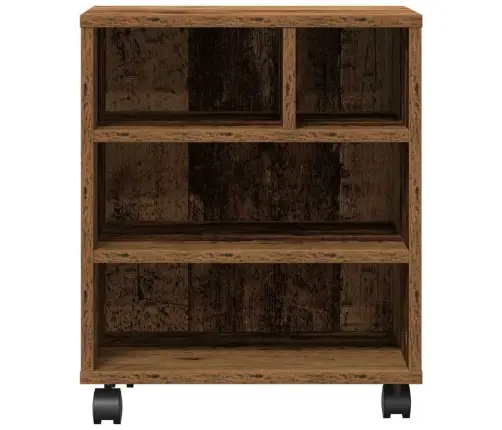 Printera Statīvs Vecs Koks 41 X 32 X 48 Cm Inženierijas Koks Vidaxl