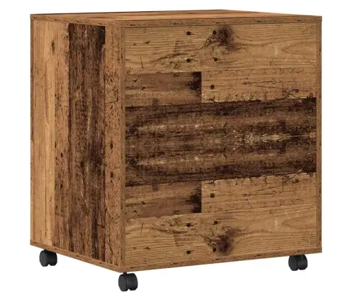 Printera Statīvs Vecs Koks 60 X 50 X 67 Cm Inženierijas Koks Vidaxl