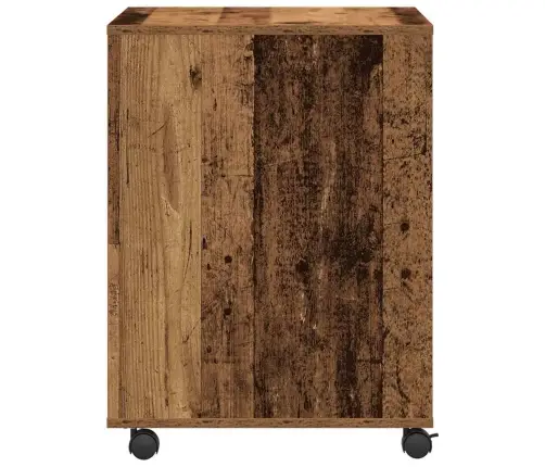 Printera Statīvs Vecs Koks 60 X 50 X 67 Cm Inženierijas Koks Vidaxl