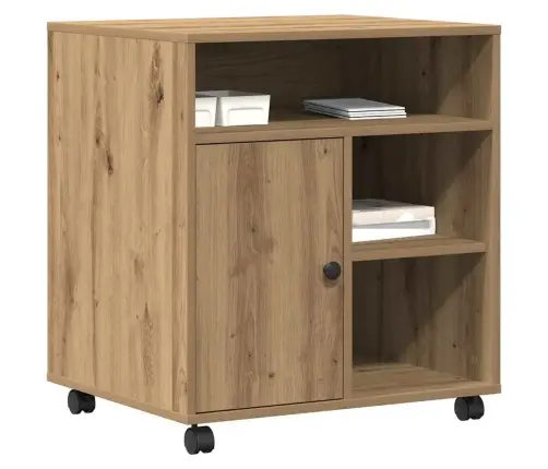 Printera Statīvs Ar Uzglabāšanu Amatnieku Ozola 60 X 50 X 67 Cm Vidaxl