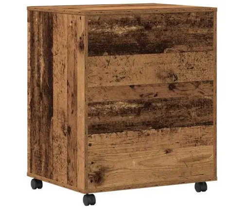 Printera Statīvs Vecs Koks 60 X 48 X 74 Cm Inženierijas Koks Vidaxl